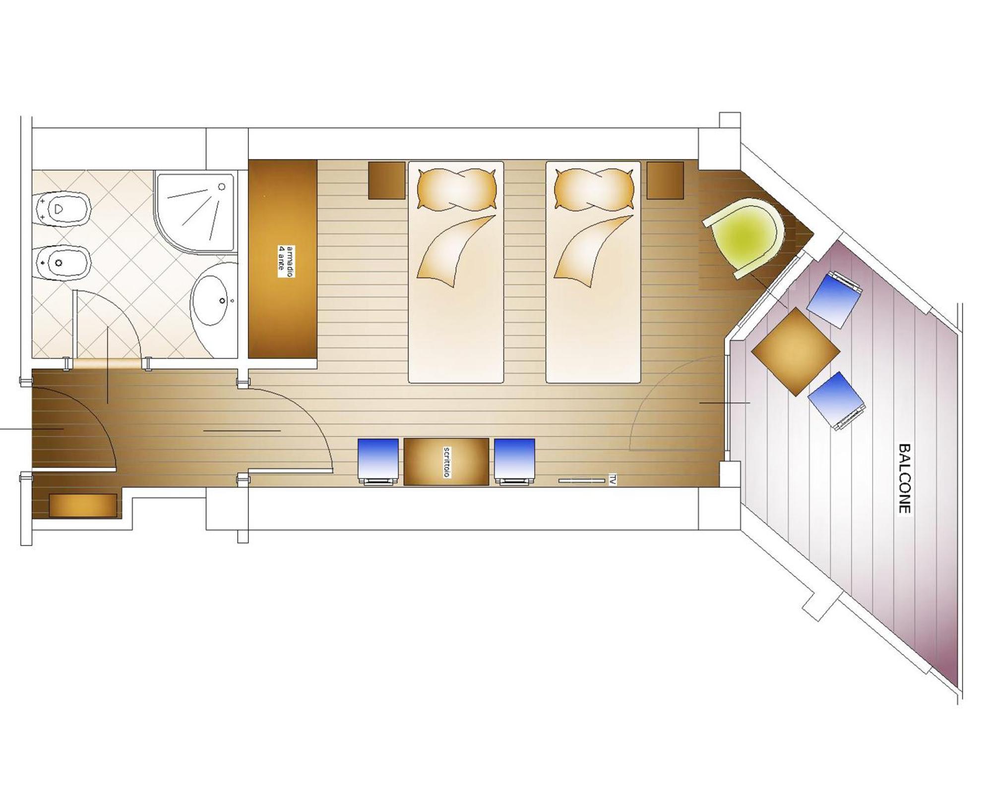 Hotel Larice Bianco Bormio Rom bilde